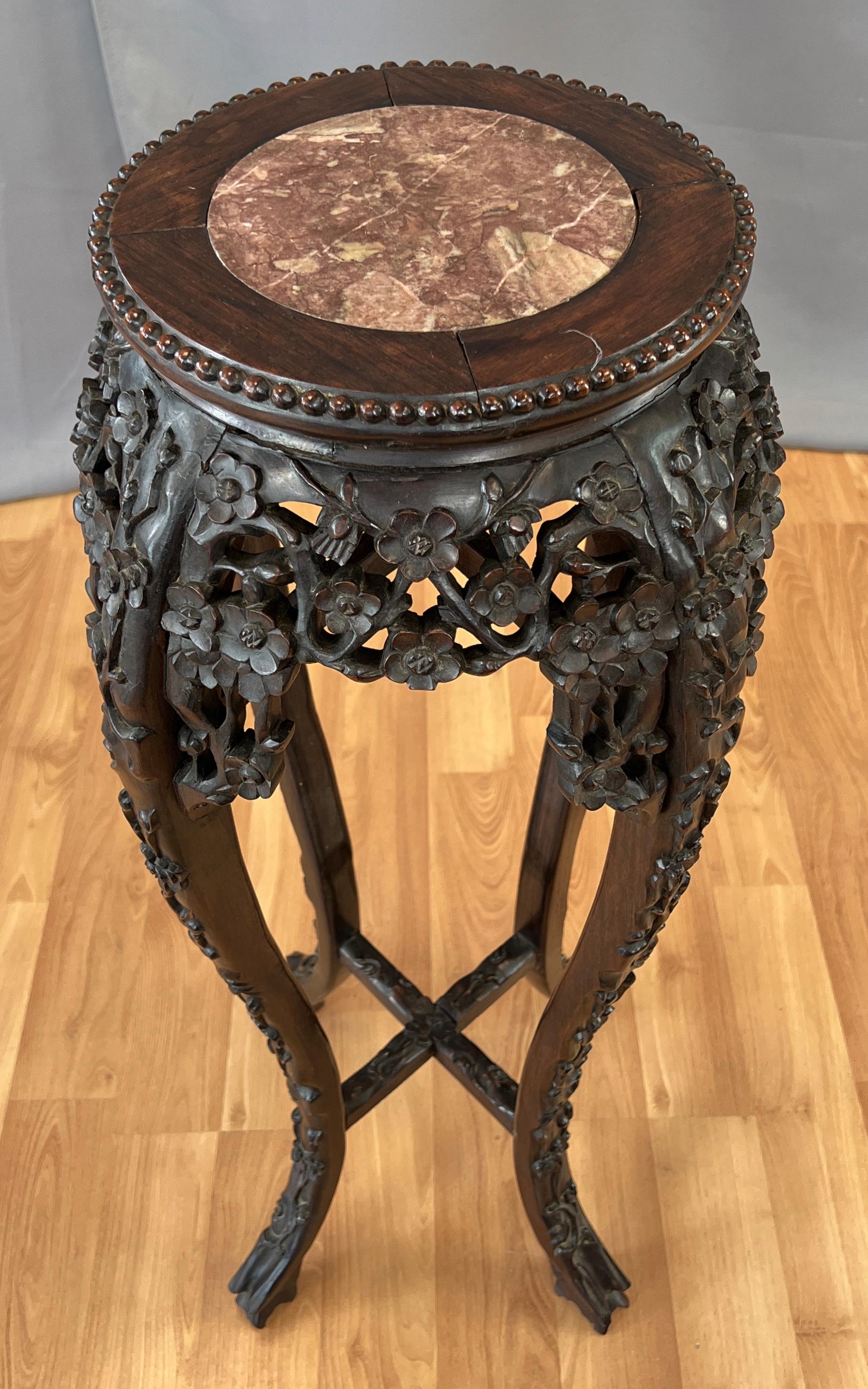 tall oriental plant stand