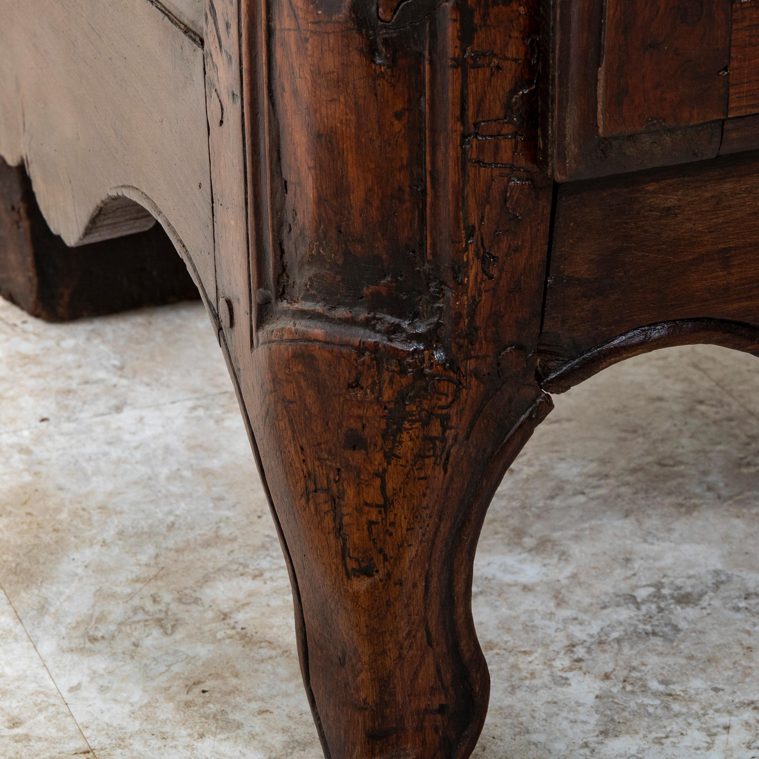 Tall 19th Century French Hand Carved Oak Jam Cabinet From Normandy 6