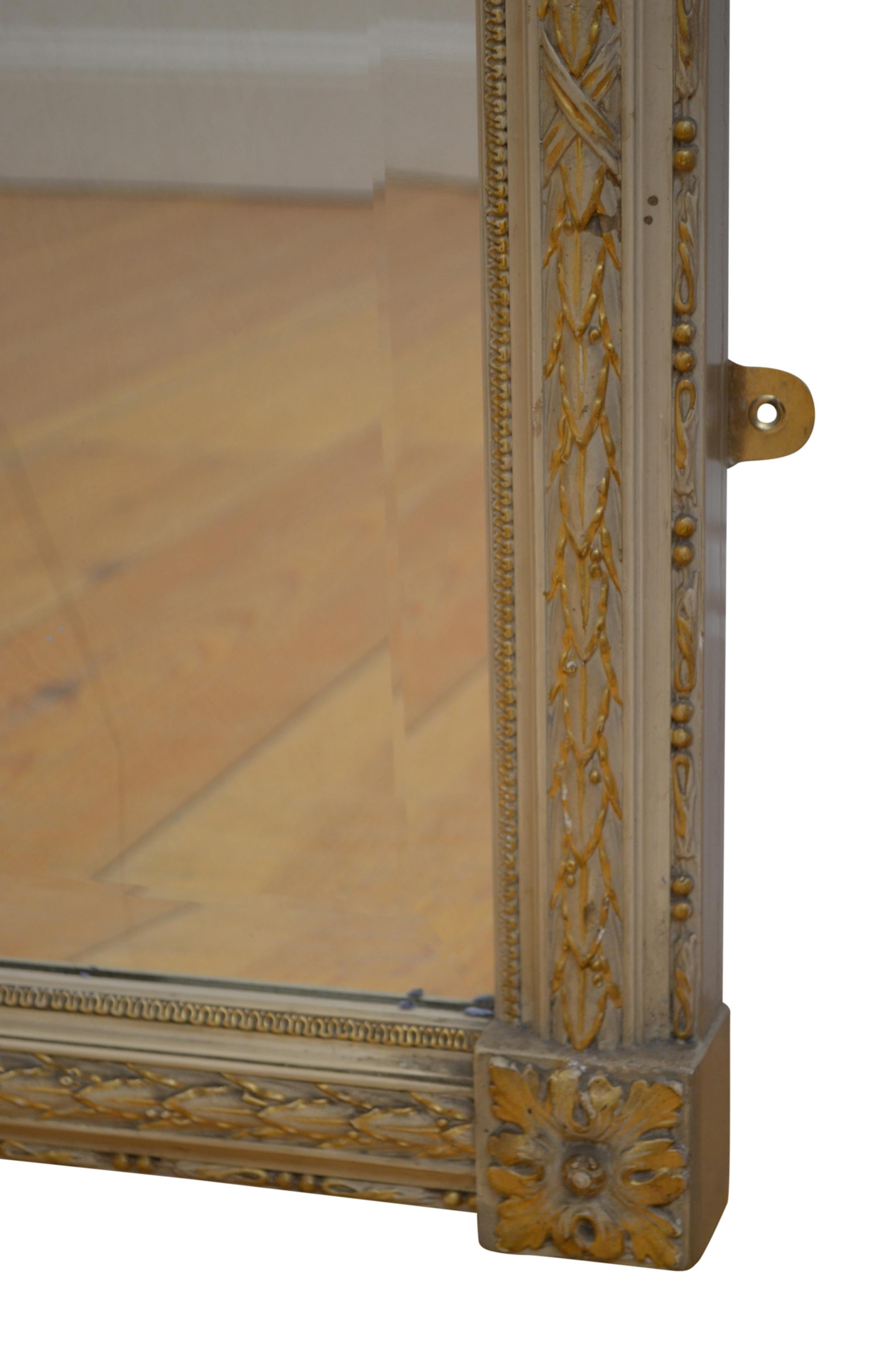 Tall 19th Century Leaner Mirror 8