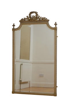 Tall 19th Century Leaner Mirror