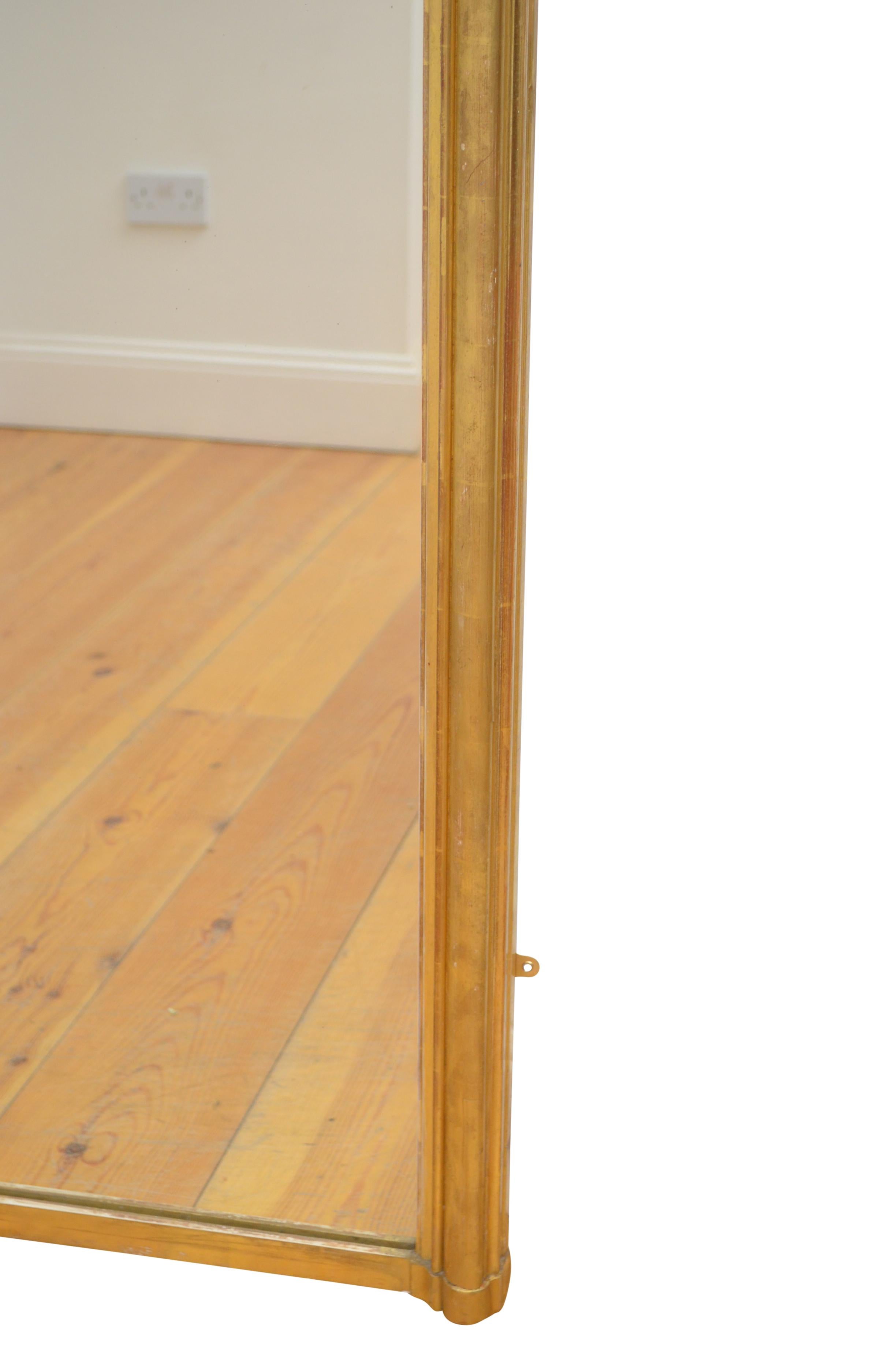 Tall 19th Century Pier Mirror For Sale 6