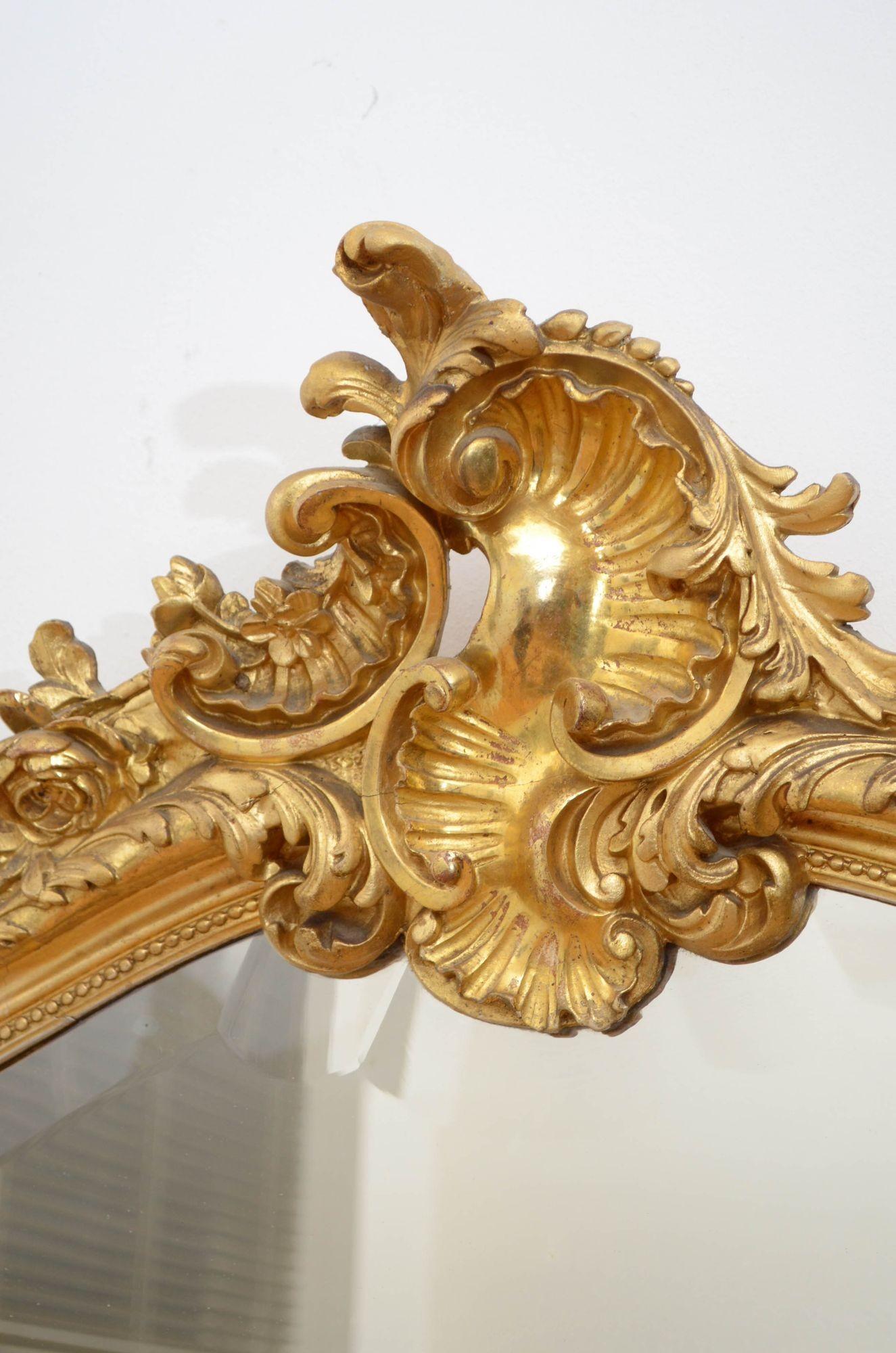 Specchio alto del XIX secolo H177cm in vendita 3