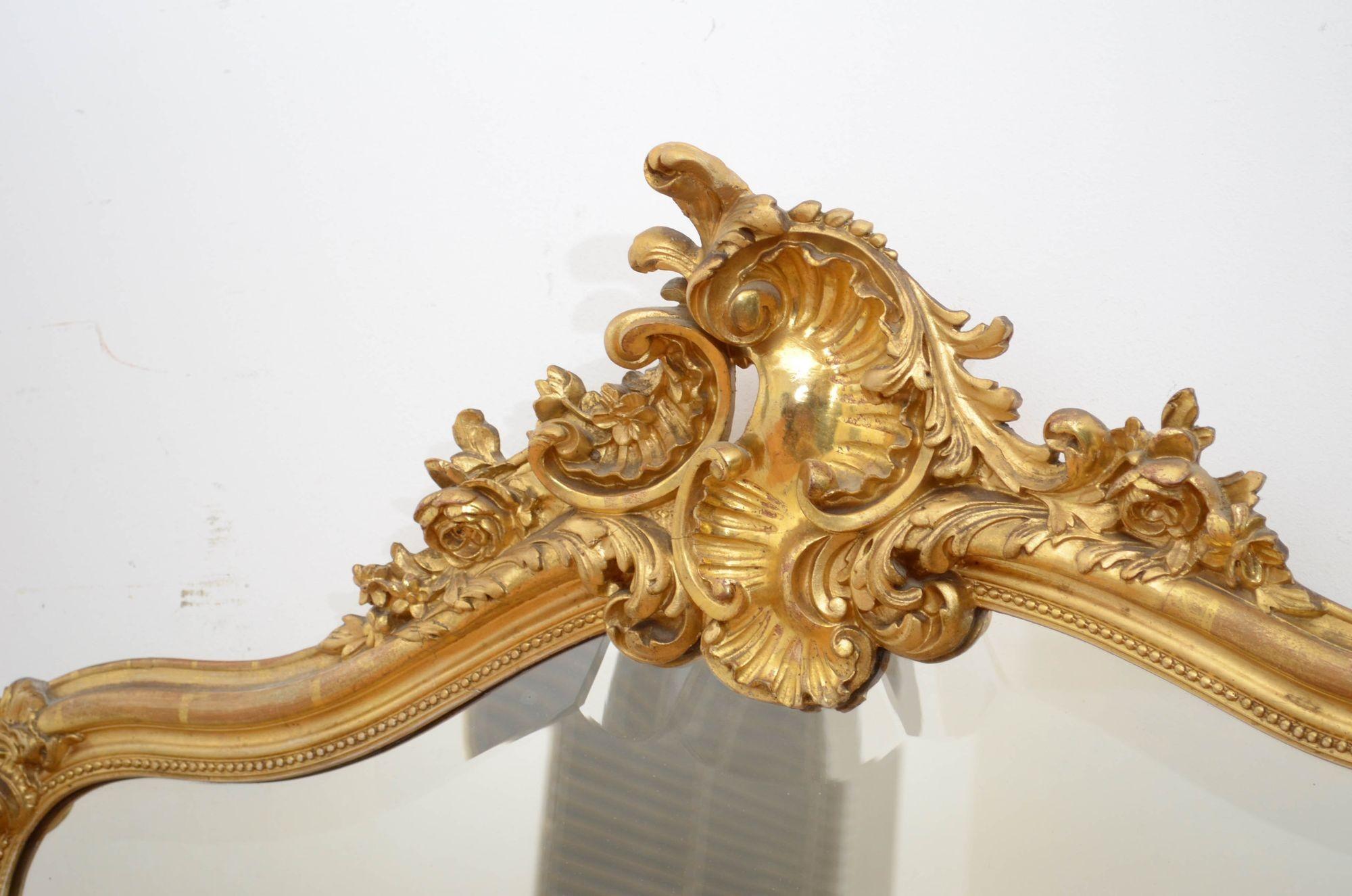 Specchio alto del XIX secolo H177cm in vendita 4