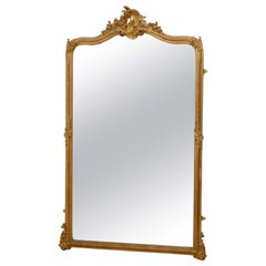 Tall 19th Century Pier Mirror H177cm