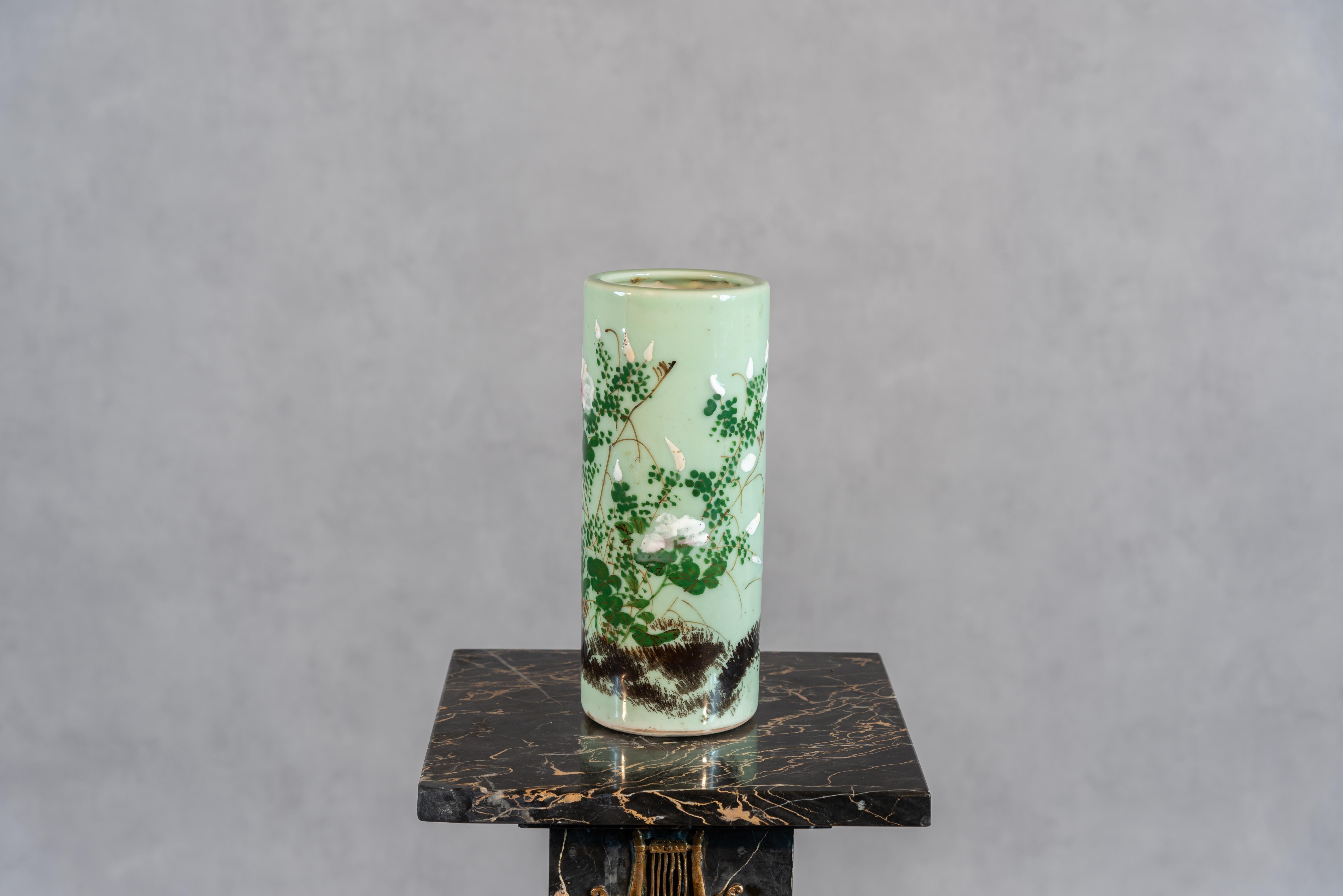 Tall 20th Century Celadon Vase For Sale 1