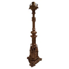 Grand chandelier liturgique Renaissance Revive du 20e siècle
