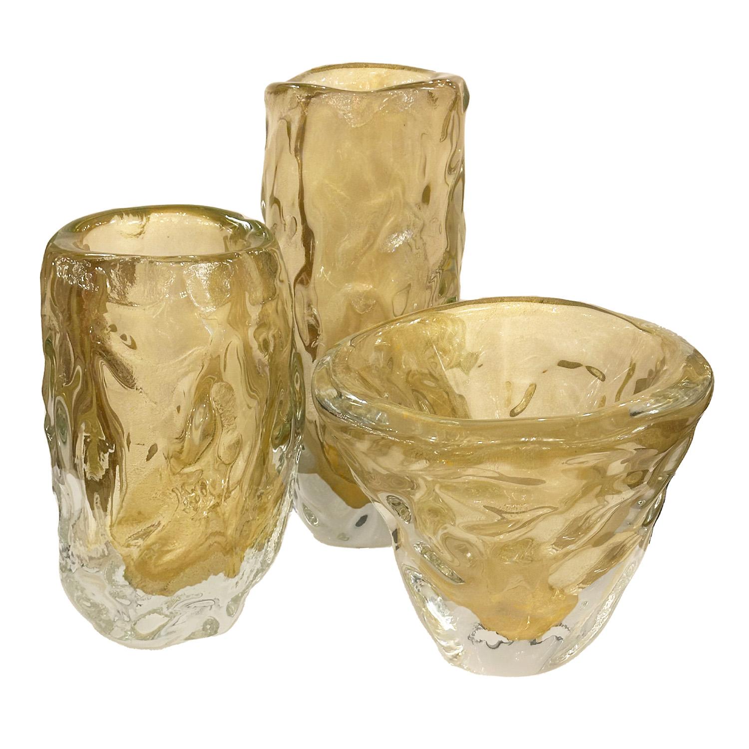 Vaso astratto alto Sommerso 