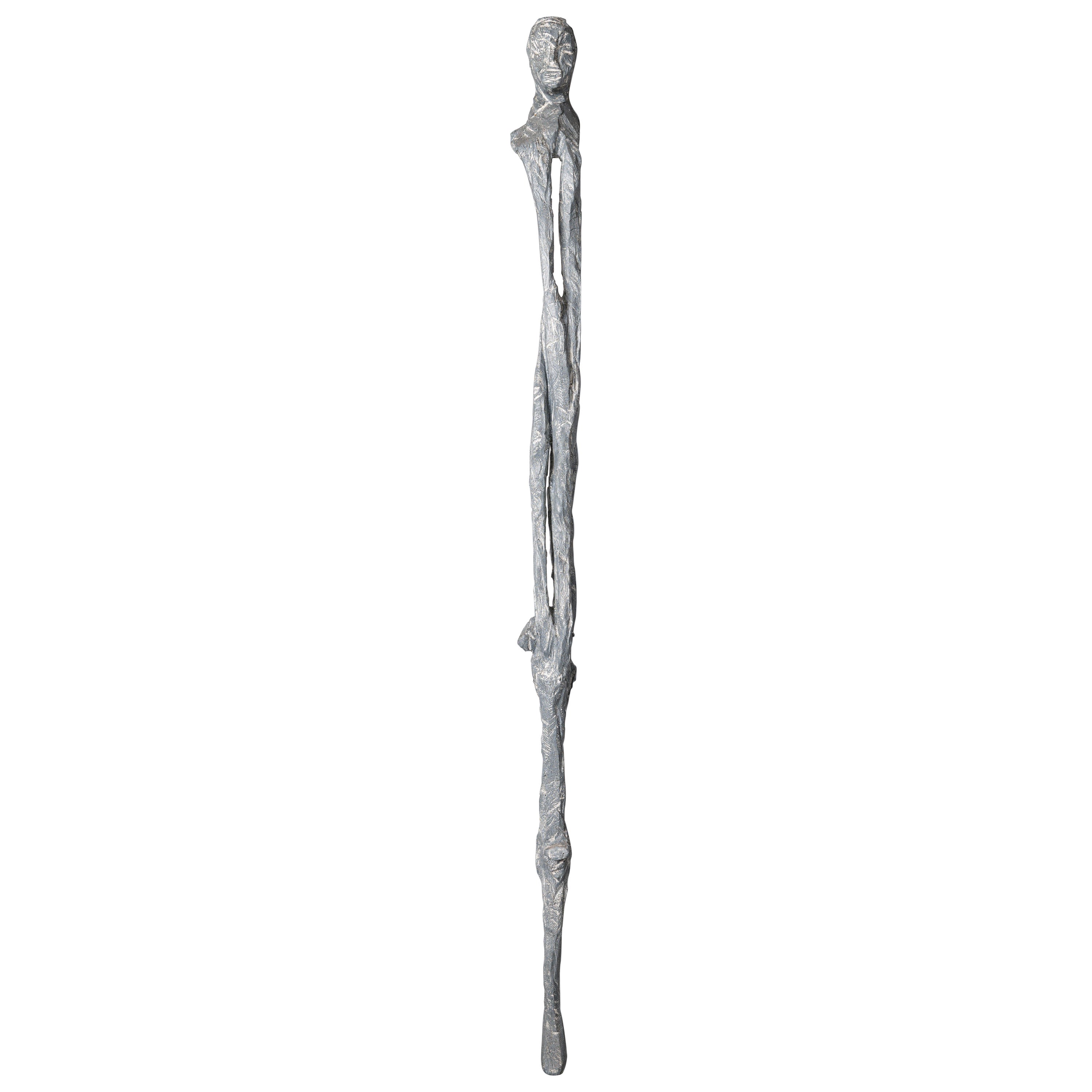 Scultura astratta da parete in legno grigio-blu di Christofer Kochs 2014 in vendita
