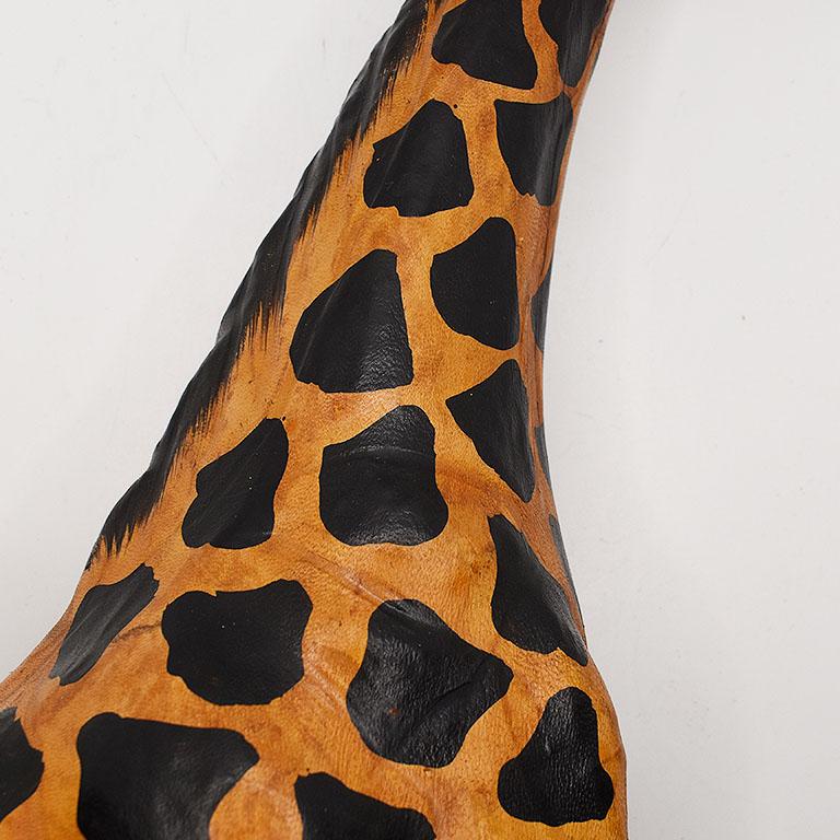 giraffe paper mache sculpture