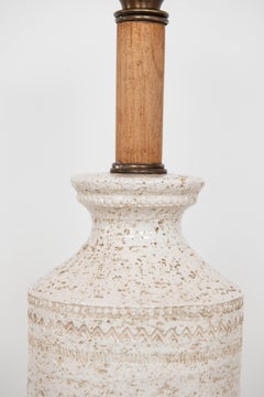 Tall Aldo Londi Ceramic Table Lamp for Bitossi