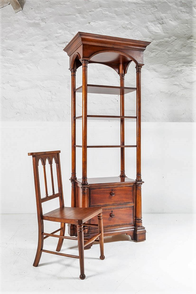 Britannique Grand meuble de rangement américain en acajou de style Regency de Thomasville en vente