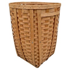 Panier en fentes de chêne américain de grande taille