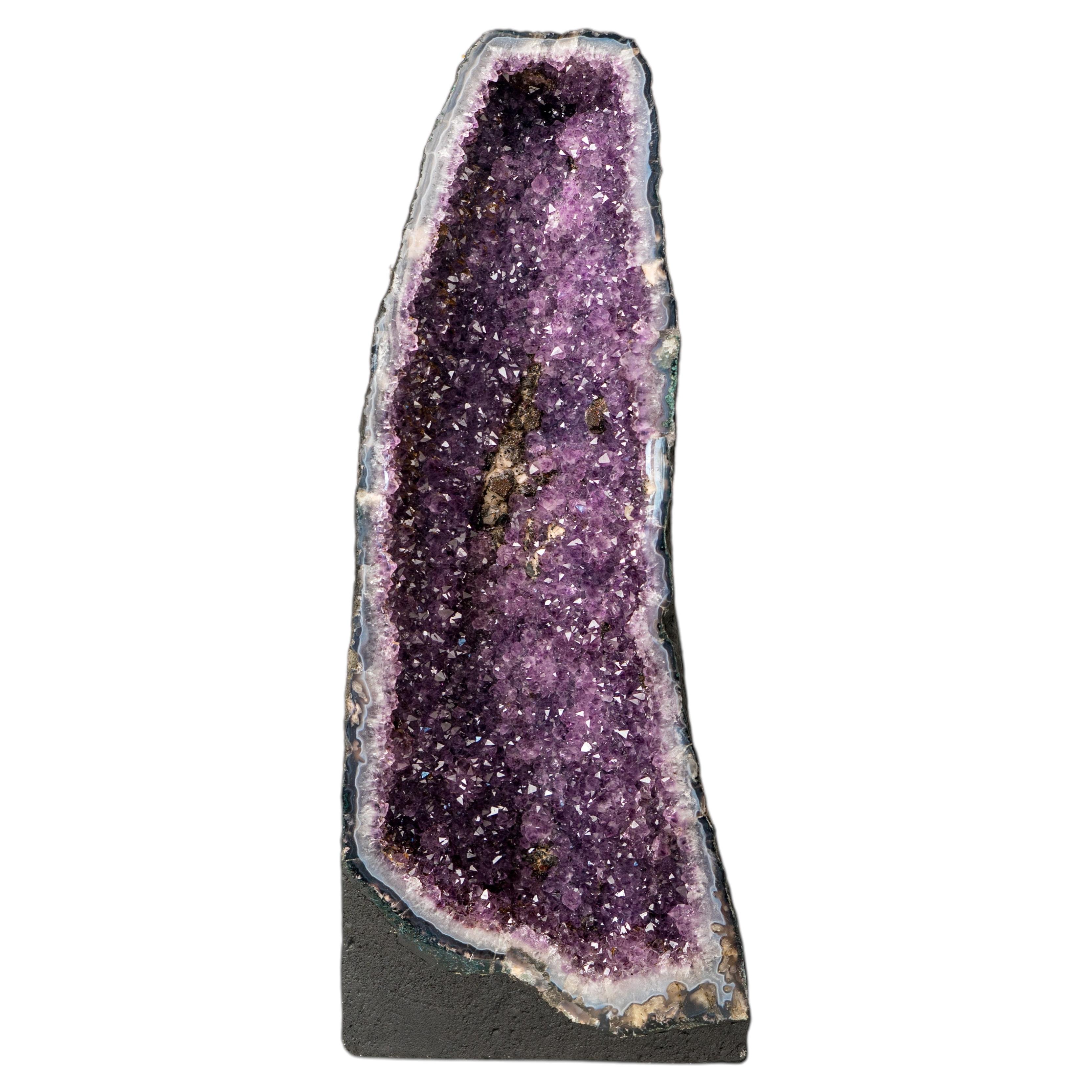 Tall Amethyst Cathedral Geode