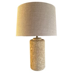 Tall and heavy gard stone lamp.