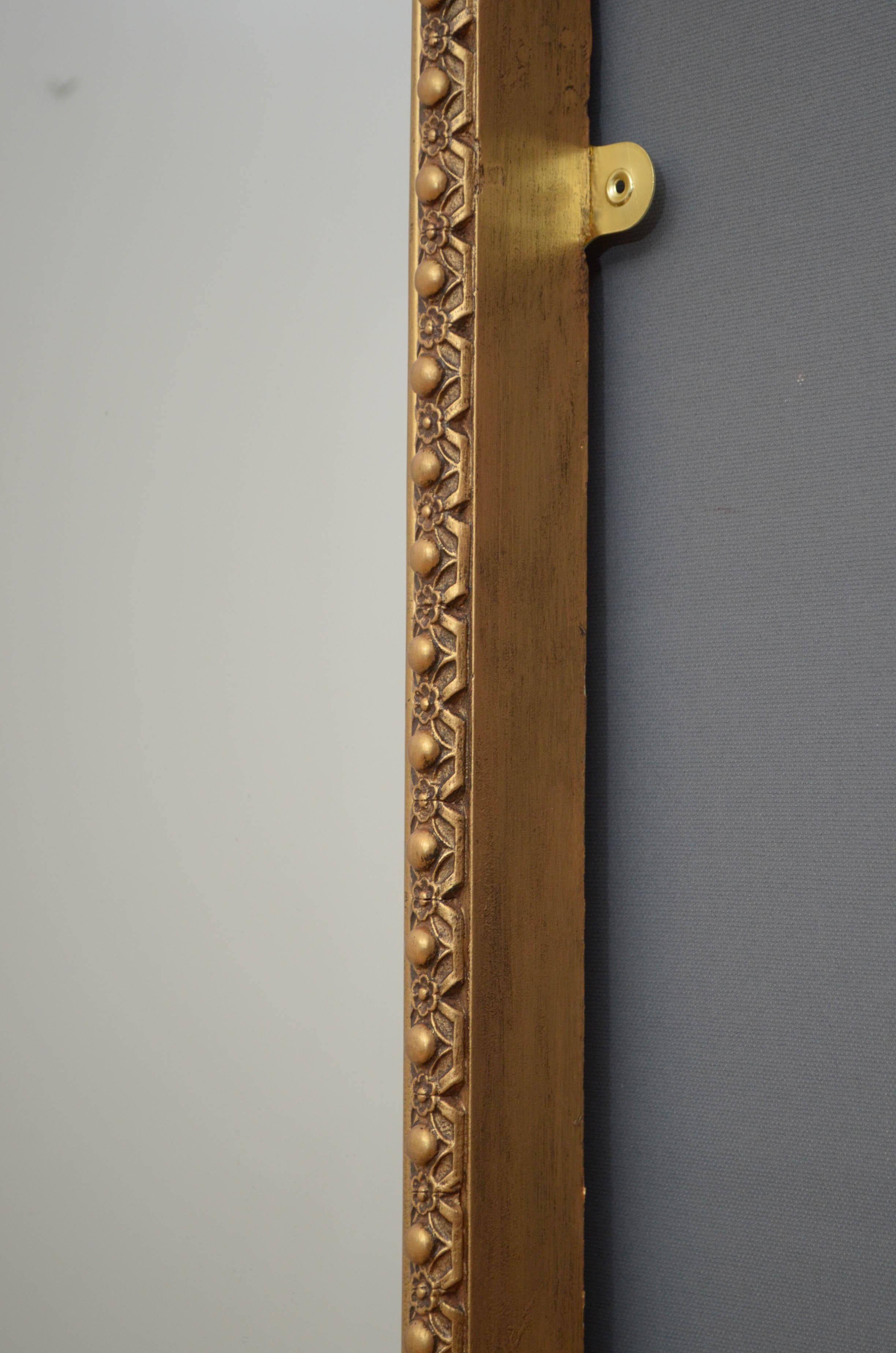 Tall and Slim Victorian Mirror 2