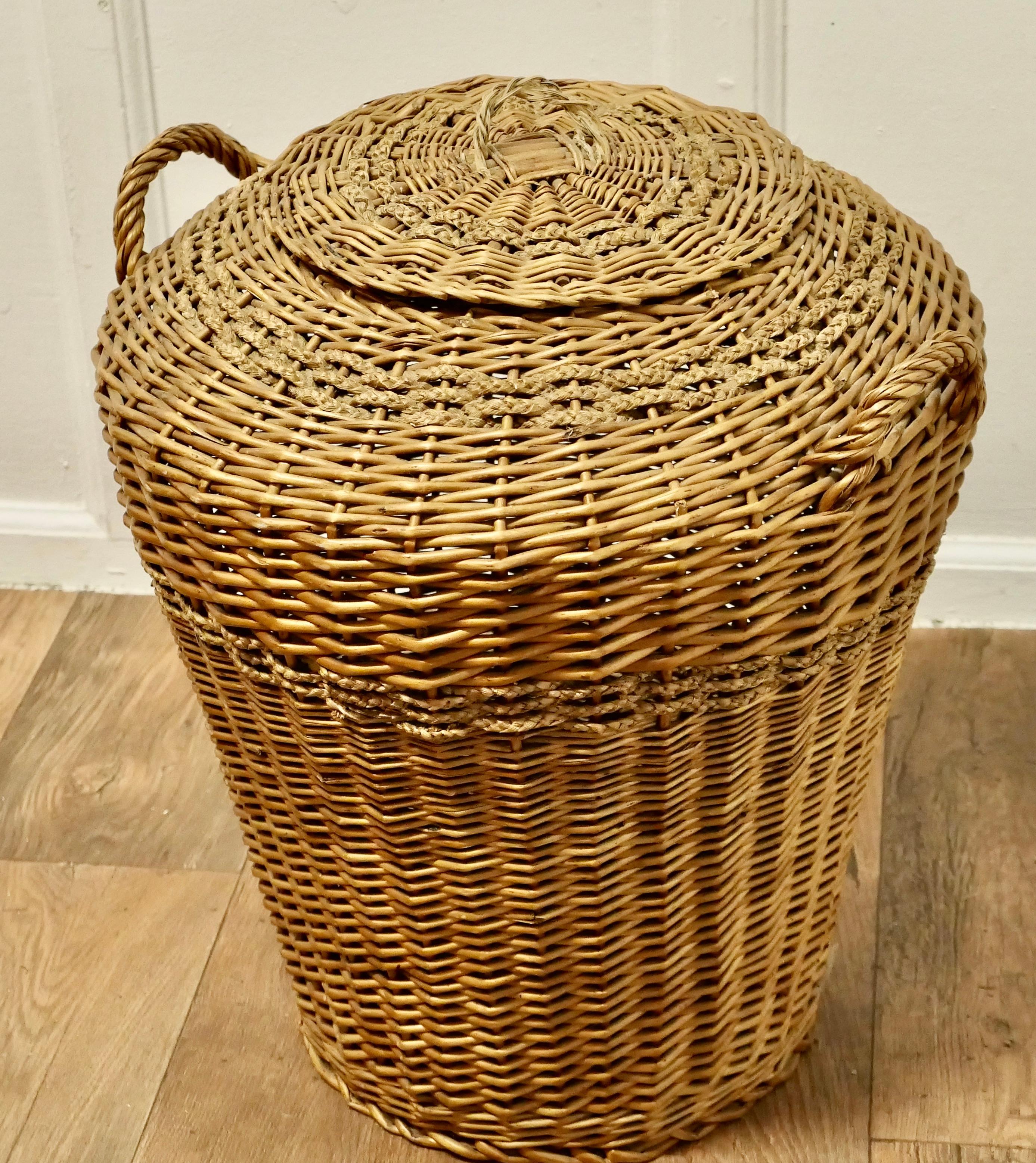 antique laundry basket