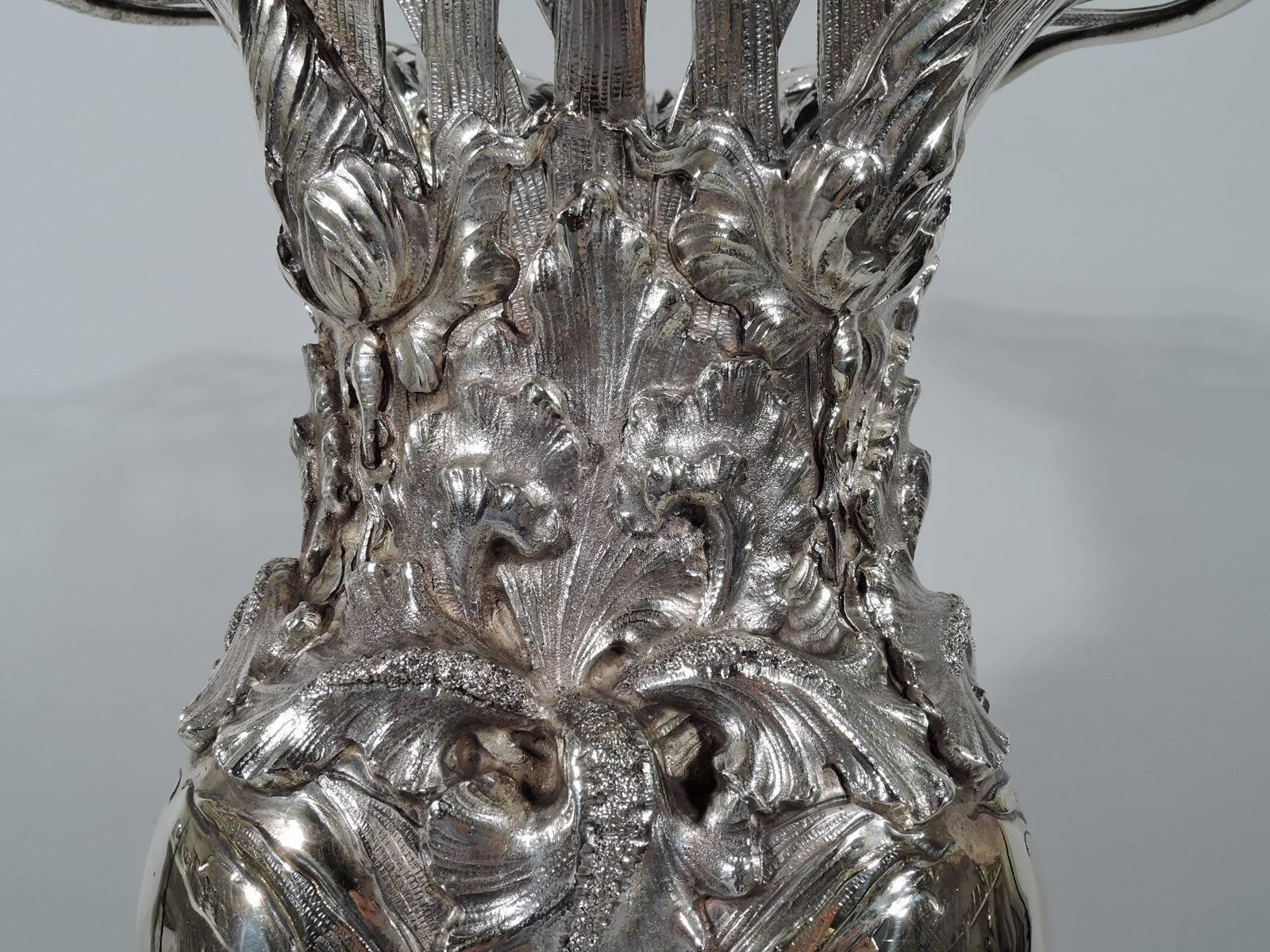 sterling silver vase antique