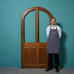Tall Antique Arched External Oak Door for Glazing