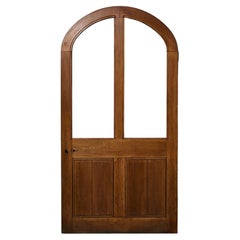 Tall Antique Arched External Oak Door for Glazing