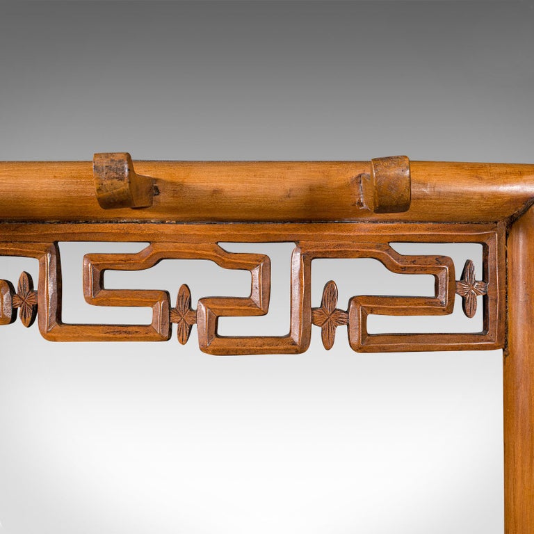 Tall Antique Carved Hall Stand, Oriental, Chinese Elm, Hat, Coat Rack