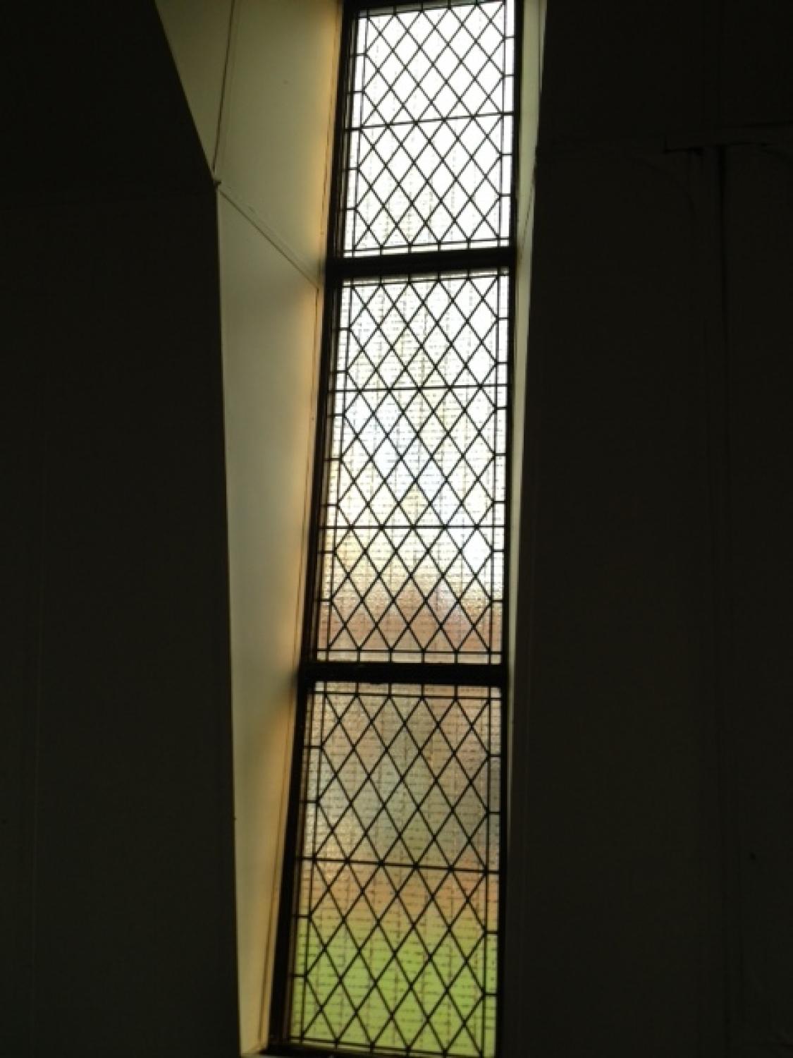Glass Tall Antique Church Windows, 20th Century For Sale