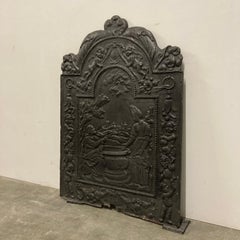 Rivestimento per caminetto o backsplash alto e antico