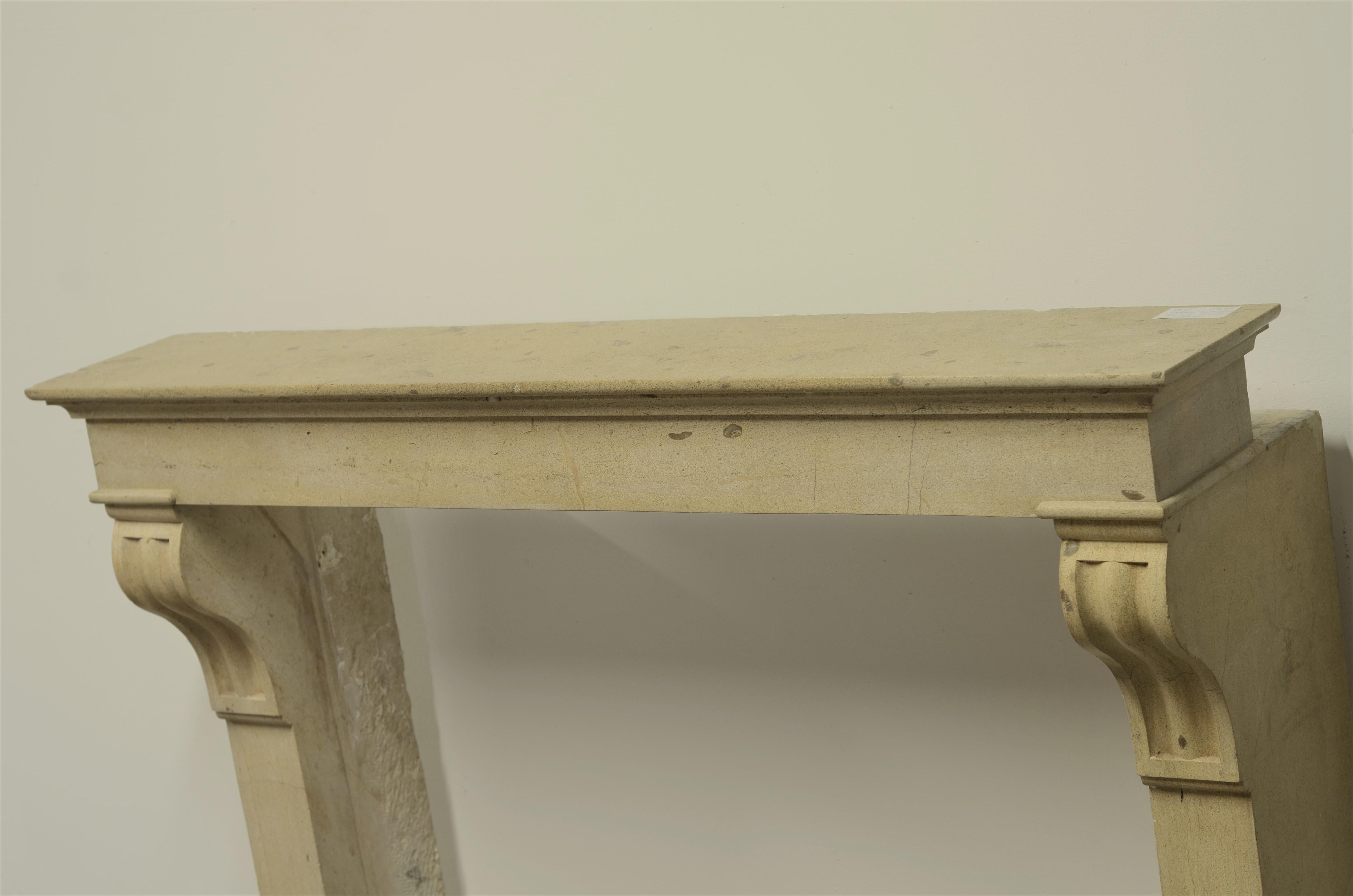 Tall Antique Fireplace Mantel from France 5