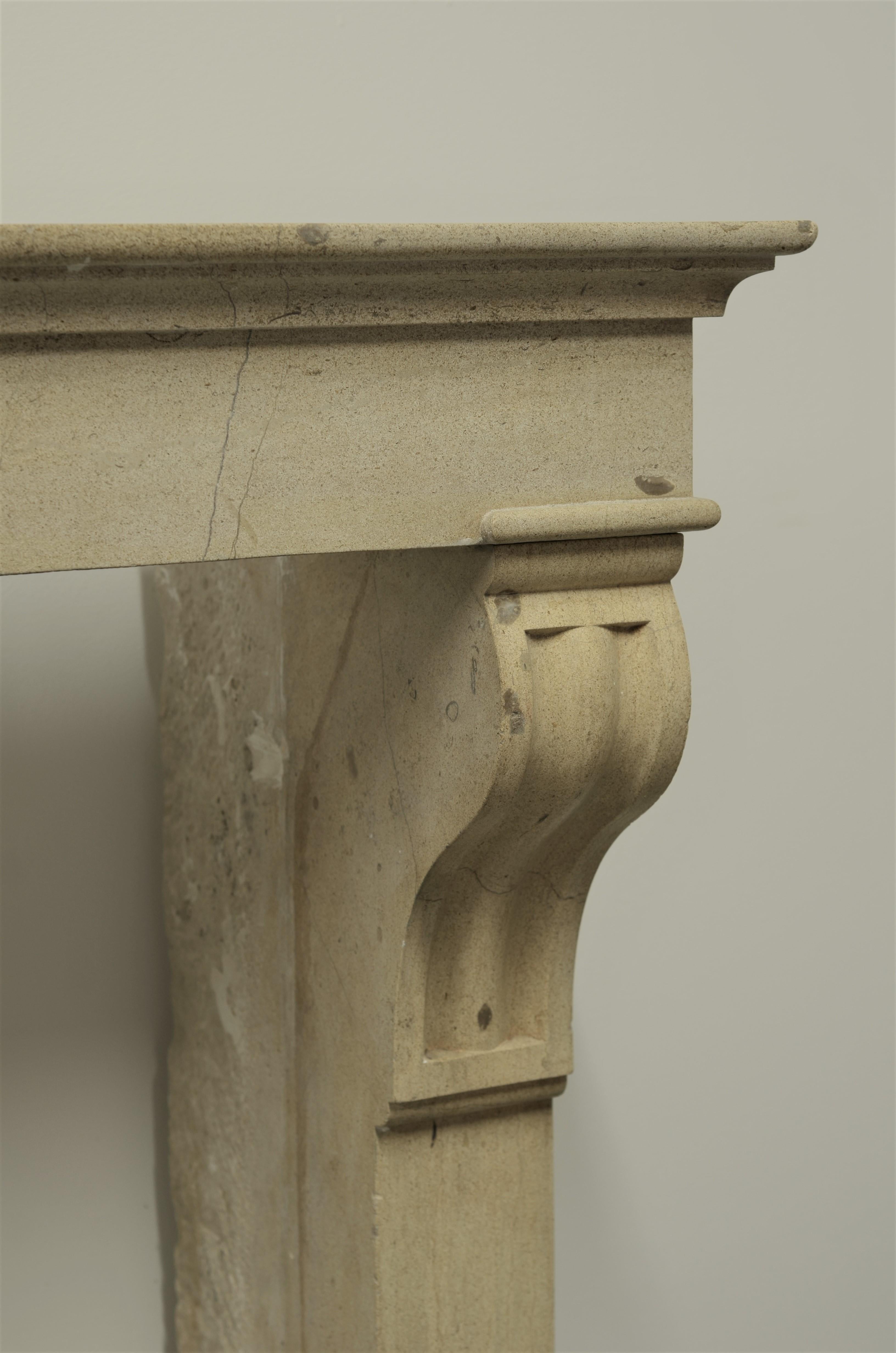 Tall Antique Fireplace Mantel from France 1