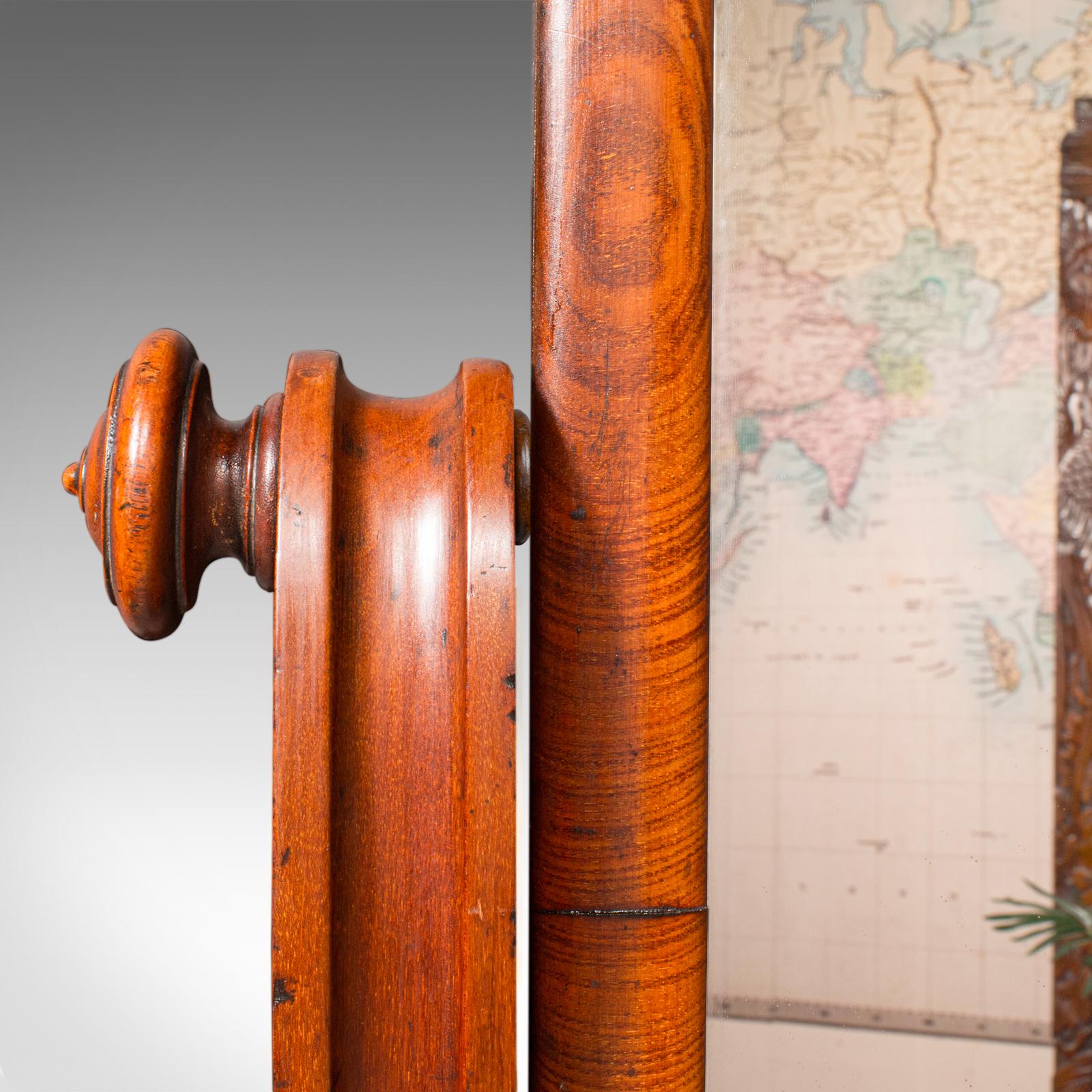 Vetro Antique Mirror, Cheval, Vittoriano, A.I.C., 1840 in vendita
