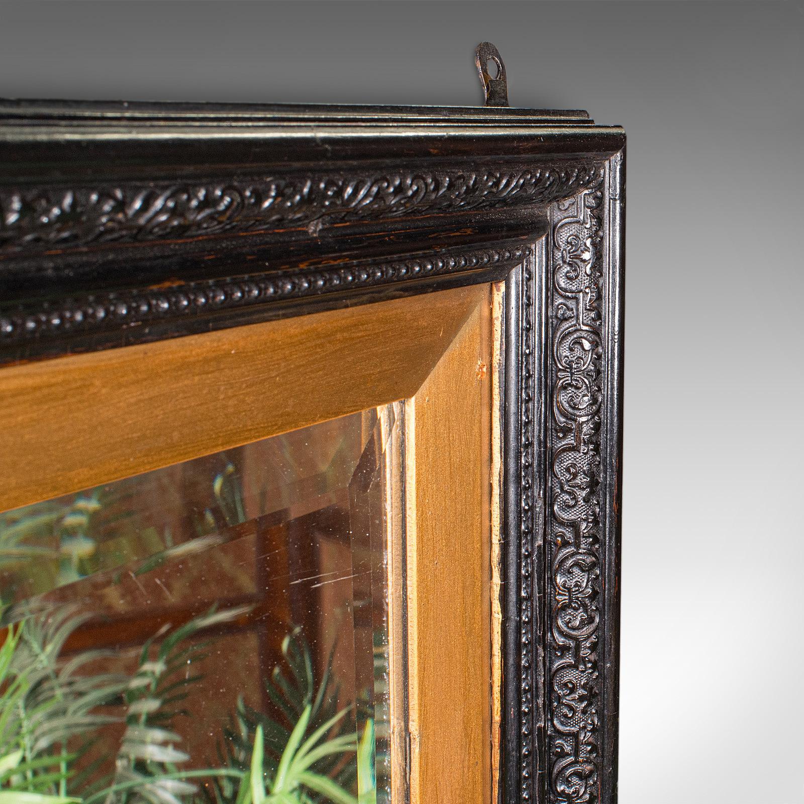 Antique Mirror alto, inglese, reception, valletto, periodo estetico, vittoriano In condizioni buone in vendita a Hele, Devon, GB