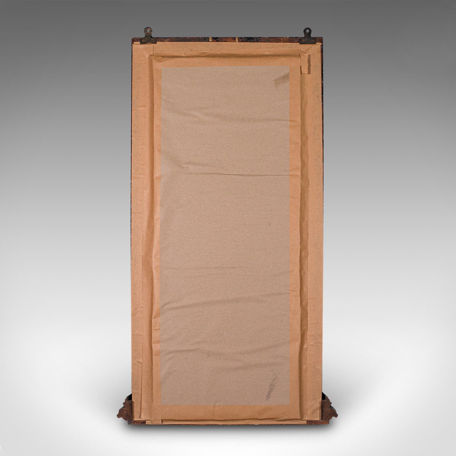 Antique Mirror alto, inglese, reception, valletto, periodo estetico, vittoriano in vendita 1