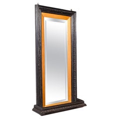 Tall Antique Hall Mirror, English, Reception, Valet, Aesthetic Period, Victorian Tall Antique Hall Mirror, English, Reception, Valet, Aesthetic Period, Victorian