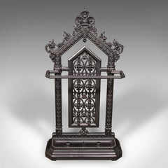 Tall Antique Hallway Stick Stand, English, Umbrella Rack, Victorian, Circa 1870