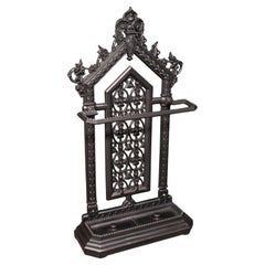 Tall Antique Hallway Stick Stand, English, Umbrella Rack, Victorian, Circa 1870