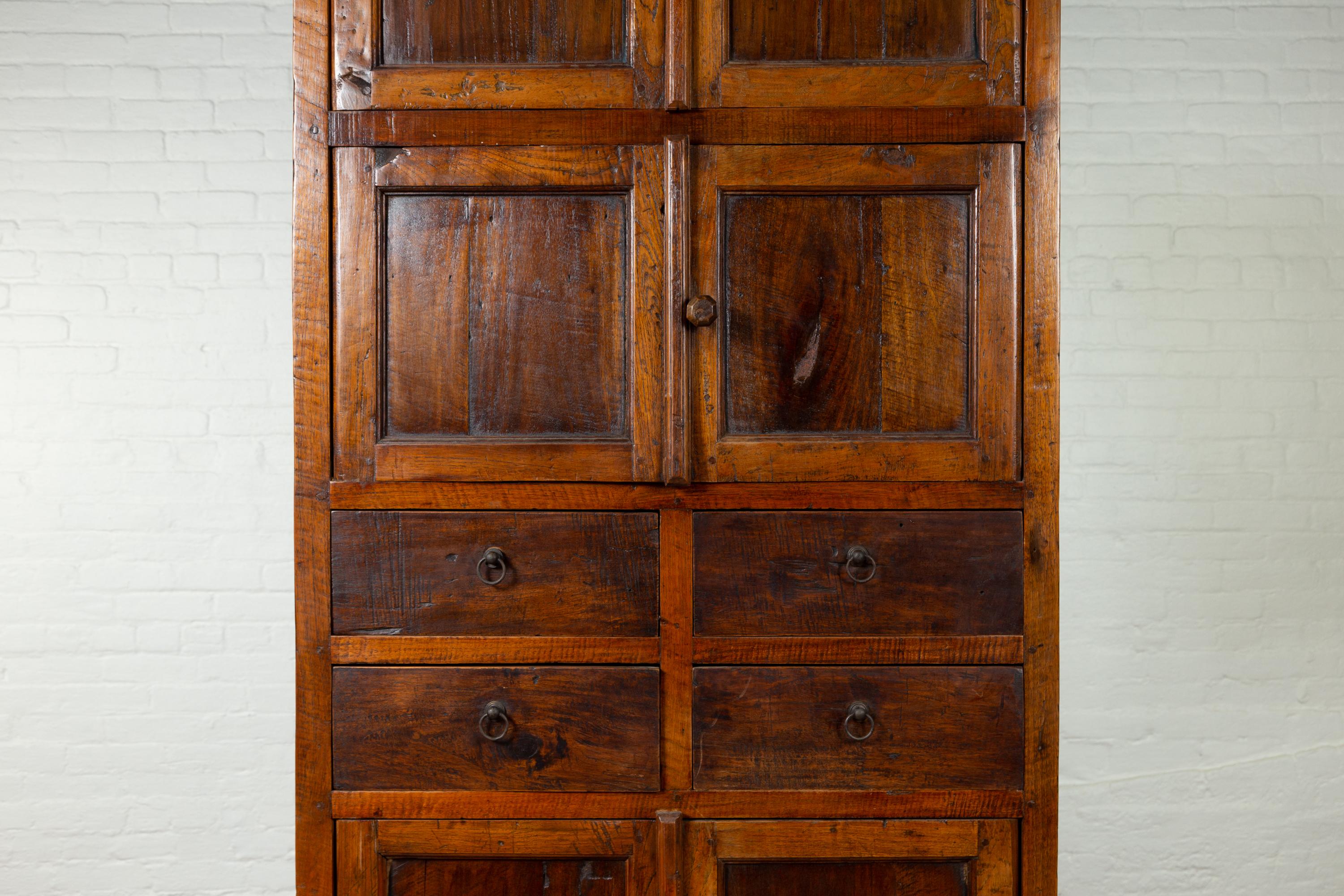 antique tall cabinet