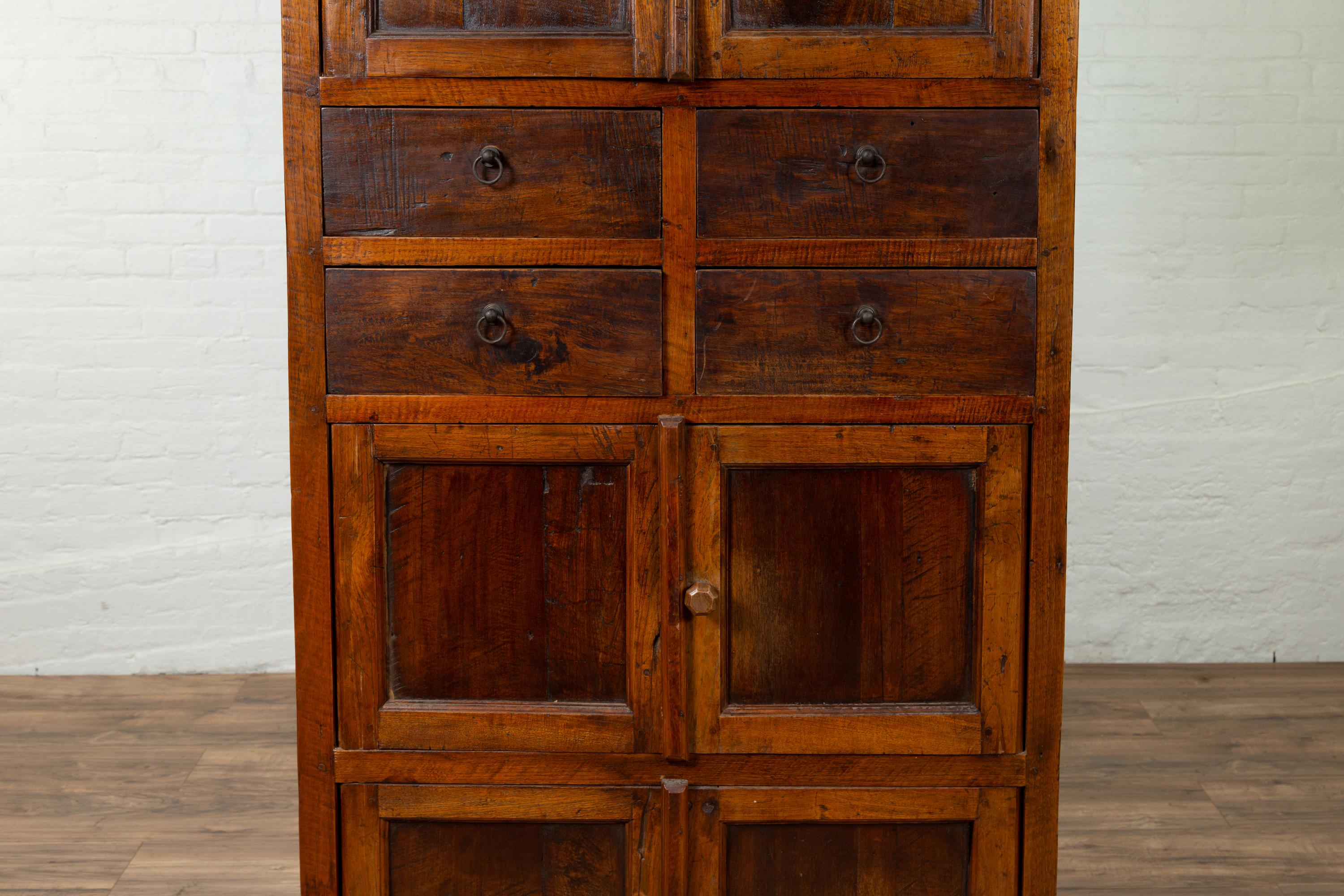 wooden tall cabinet