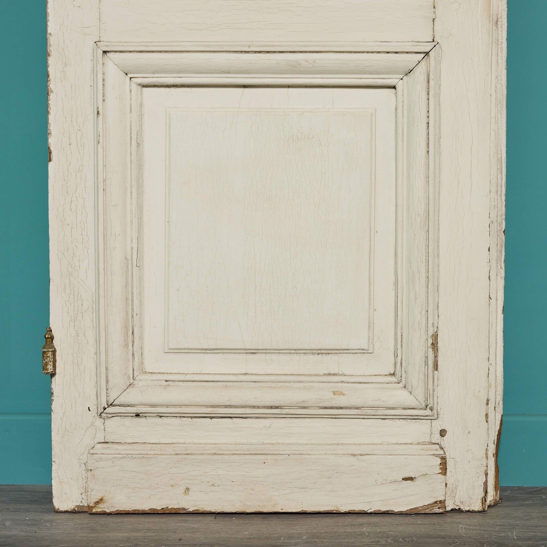 French Tall Antique Louis Style Mirrored Door For Sale