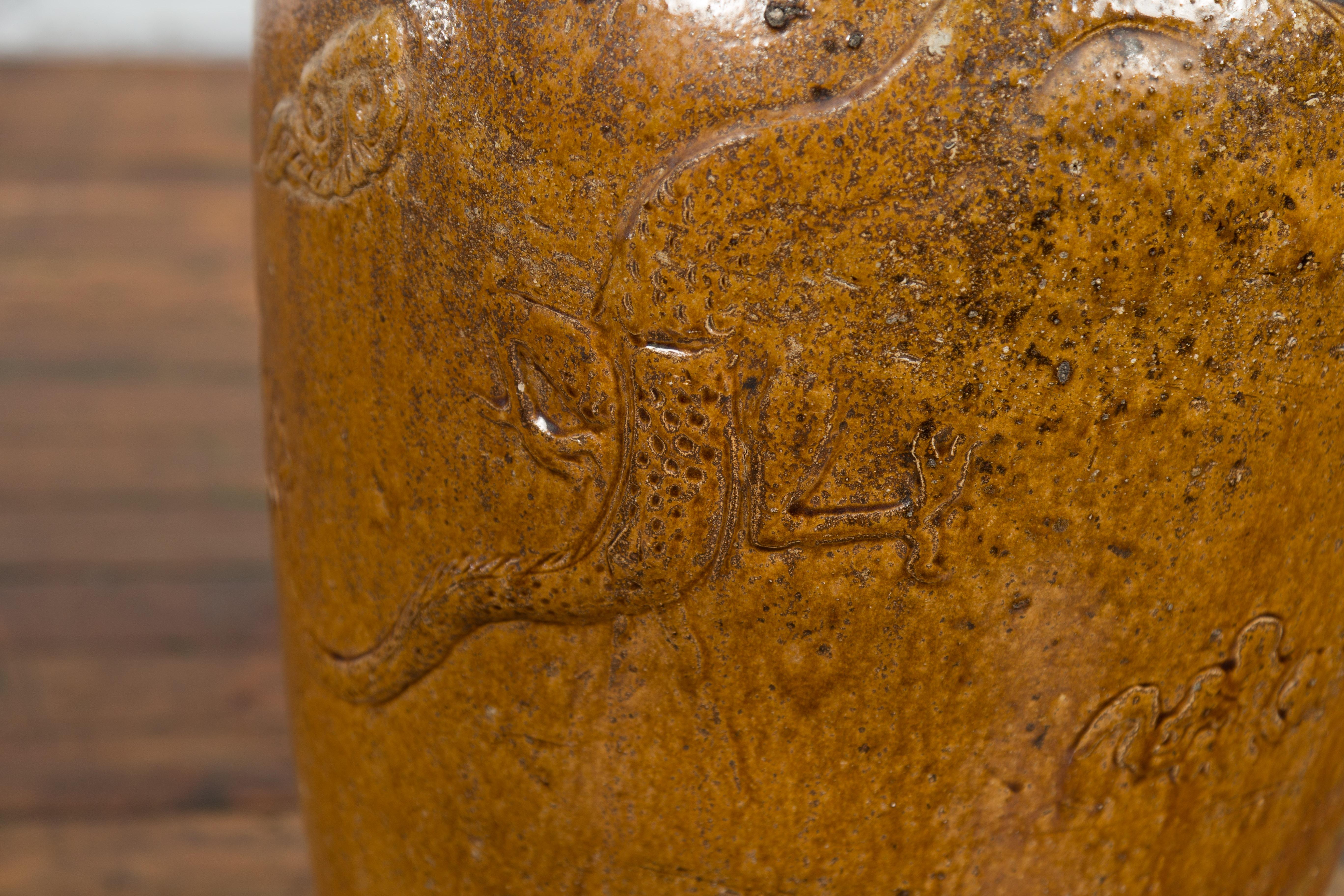 Großes antikes Martaban JAR aus der Qing Dynasty Periode in China, 18-19. Jahrhundert im Angebot 2