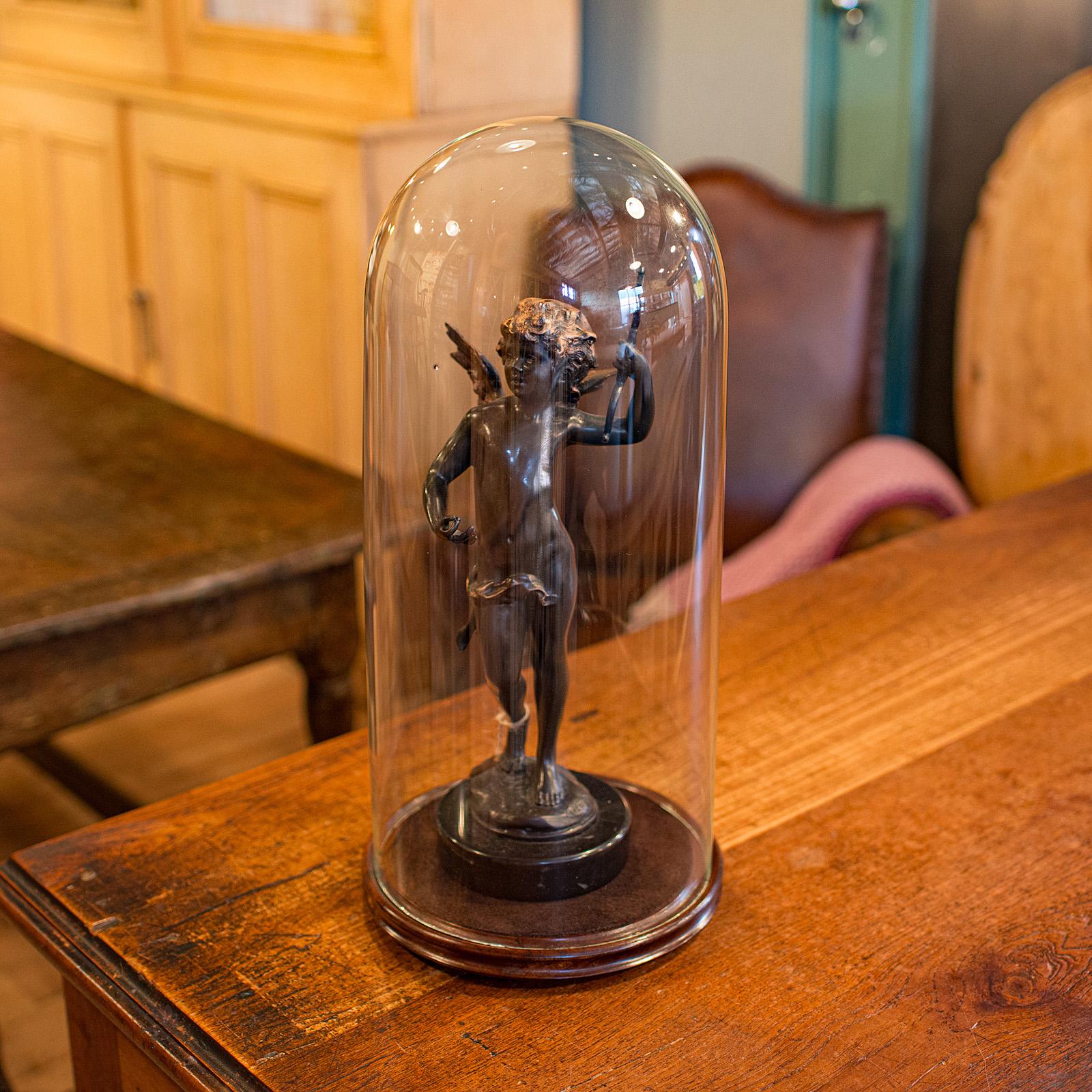 Tardo vittoriano Cupola antica alta per tassidermia, inglese, vetro, espositore da collezione, tardo vittoriano in vendita