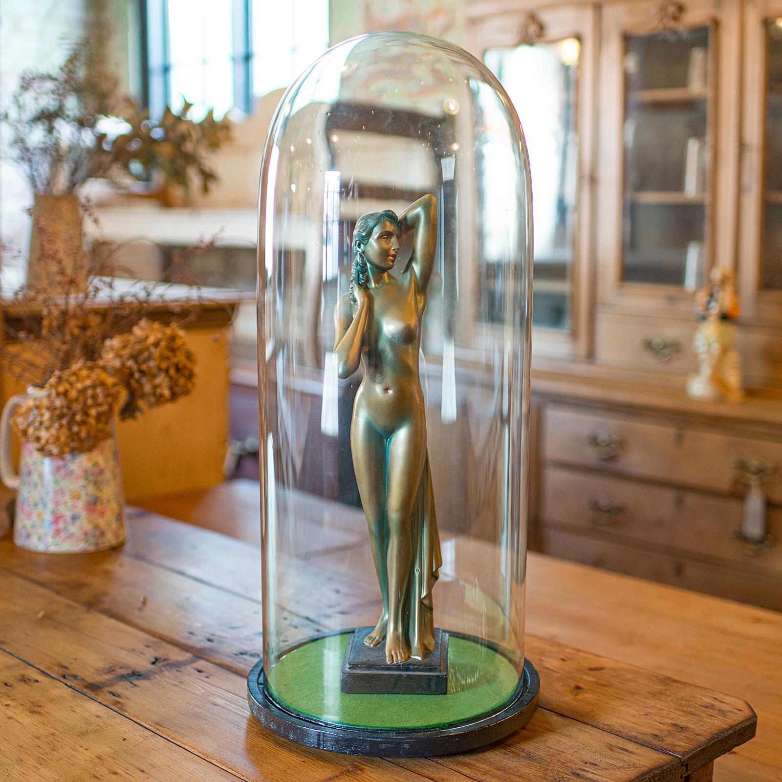 Alta vitrina antigua para especímenes de taxidermia, inglesa, cúpula de coleccionista, eduardiana Eduardiano en venta