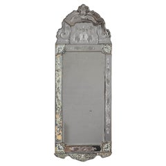 Tall Antique Venetian Mirror