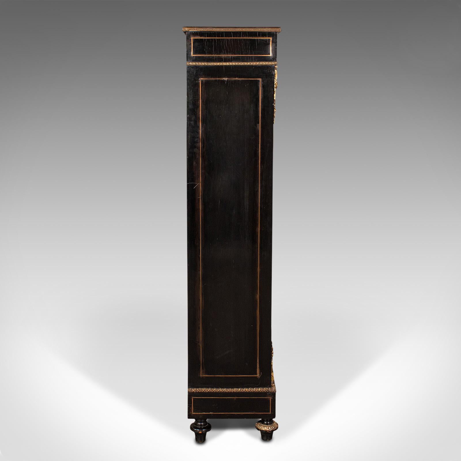 Tall Antique Vitrine Cabinet, English, Display Case, Bookcase, Regency, C.1830 In Good Condition In Hele, Devon, GB