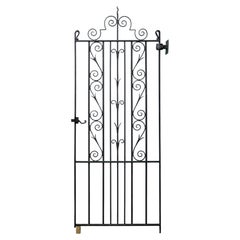 Tall Antique Wrought Iron Gate