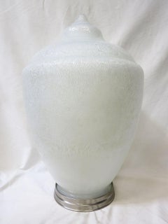 Tall Art Deco Acorn Ceiling Glass Globe Pendant