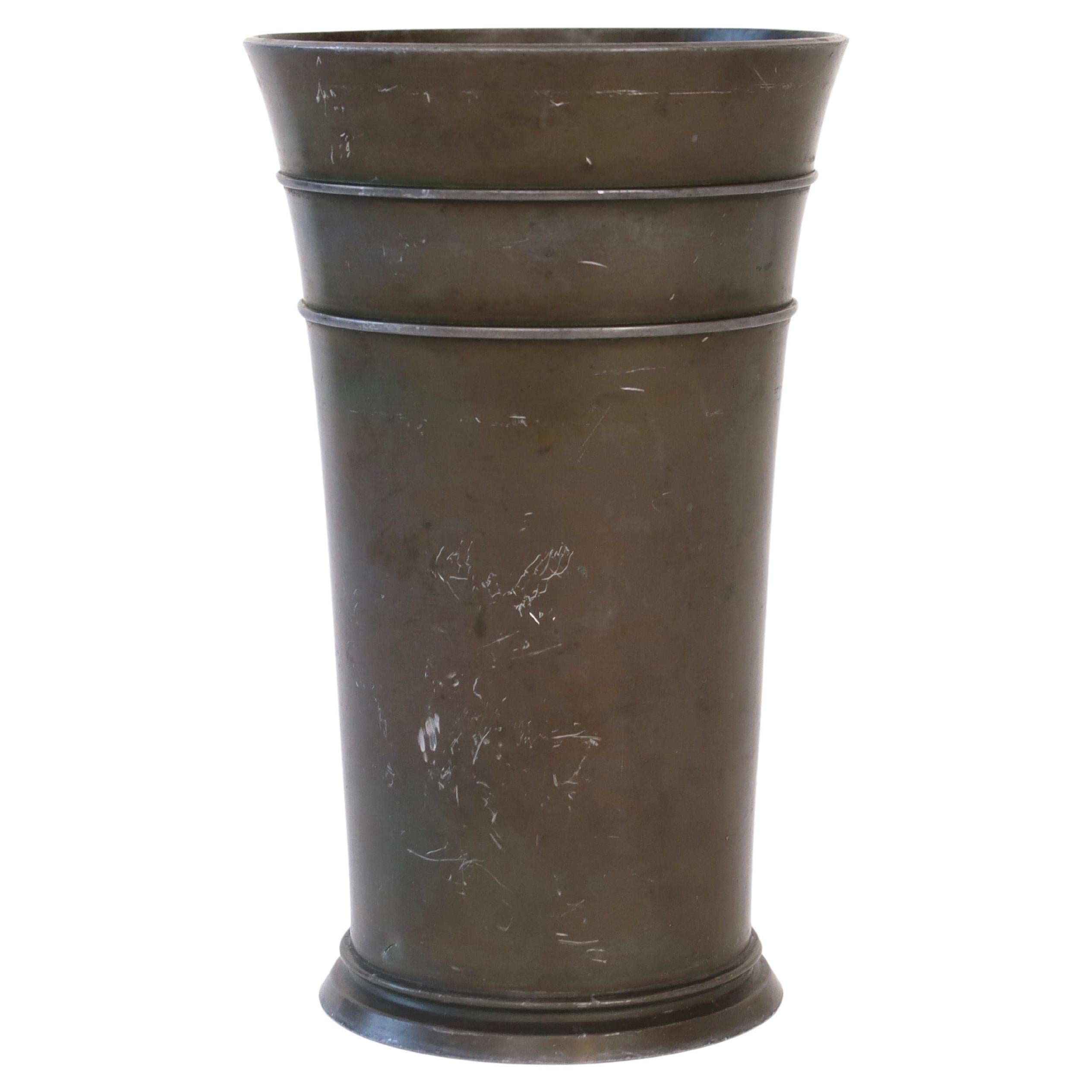 Tall Art deco vase by Just Andersen, 1930s, Denmark For Sale