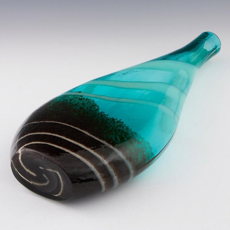 Tall Art Glass Vase c2000 For Sale at 1stDibs