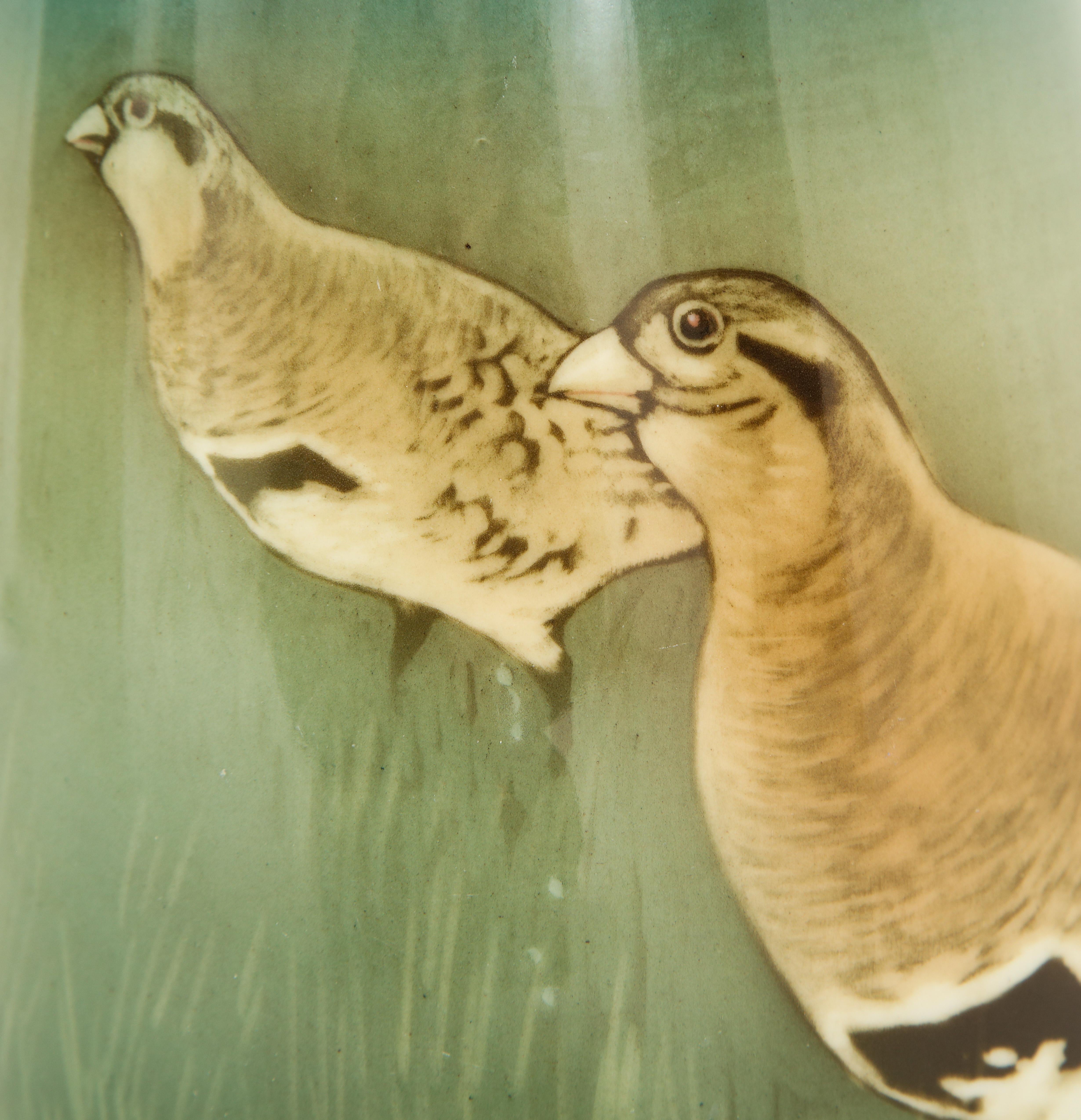 Vaso alto in stile Art Nouveau Rorstrand di Nils Emil Lundstrom per Rorstrand In condizioni ottime in vendita a New York, NY