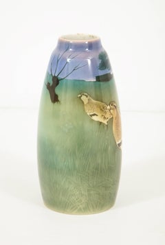 Tall Art Nouveau Vase by Karl Emil Lundstrom for Rorstrand