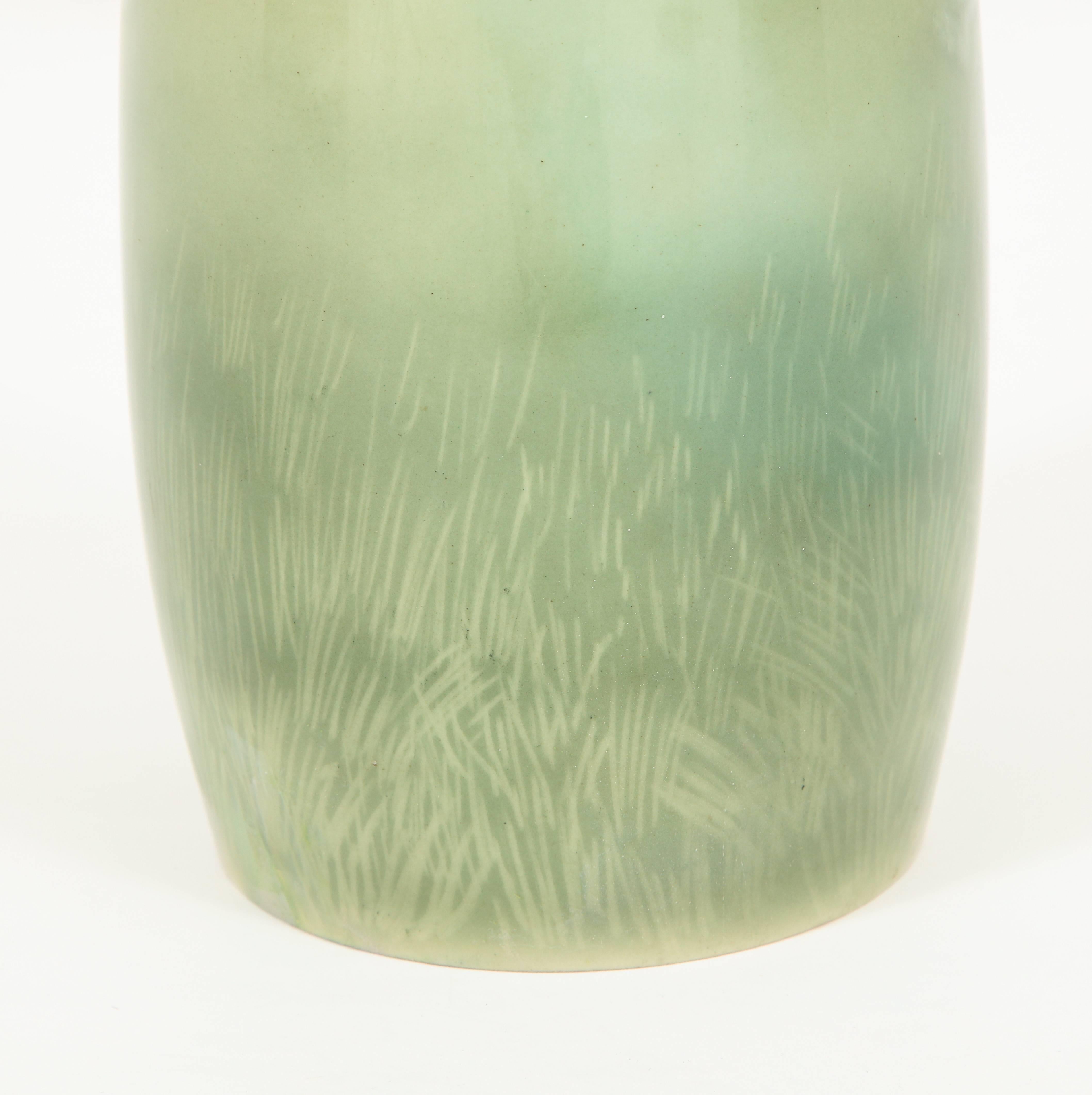 Porcelain Tall Art Nouveau Vase by Karl Emil Lundstrom for Rorstrand For Sale