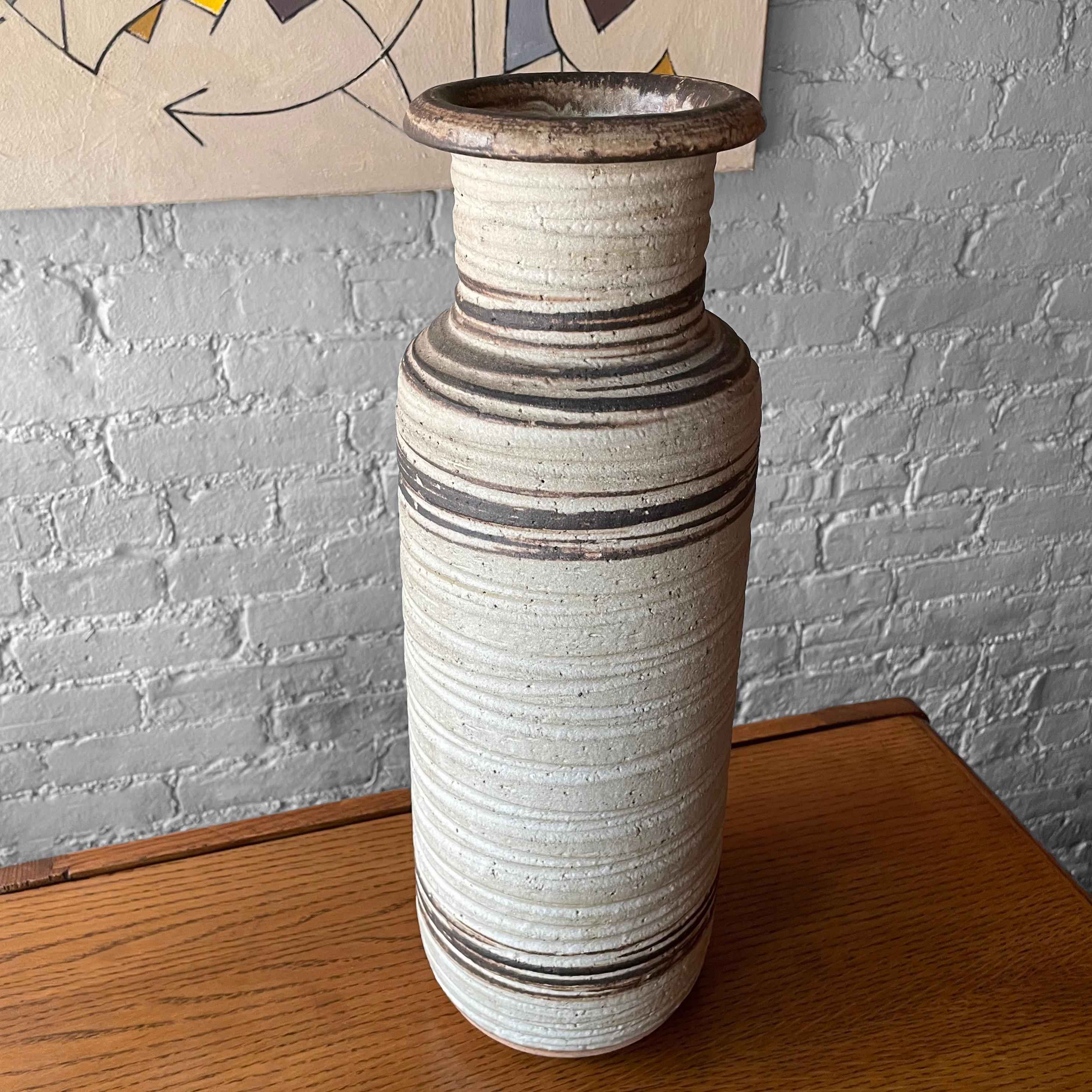 Mid-Century Modern Grand vase en poterie d'art de Bitossi pour Rosenthal Netter en vente